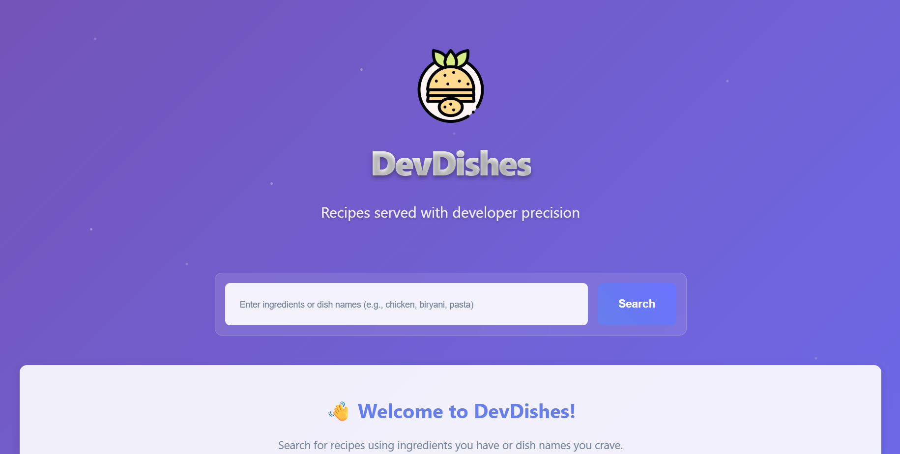 DevDishes Recipe App